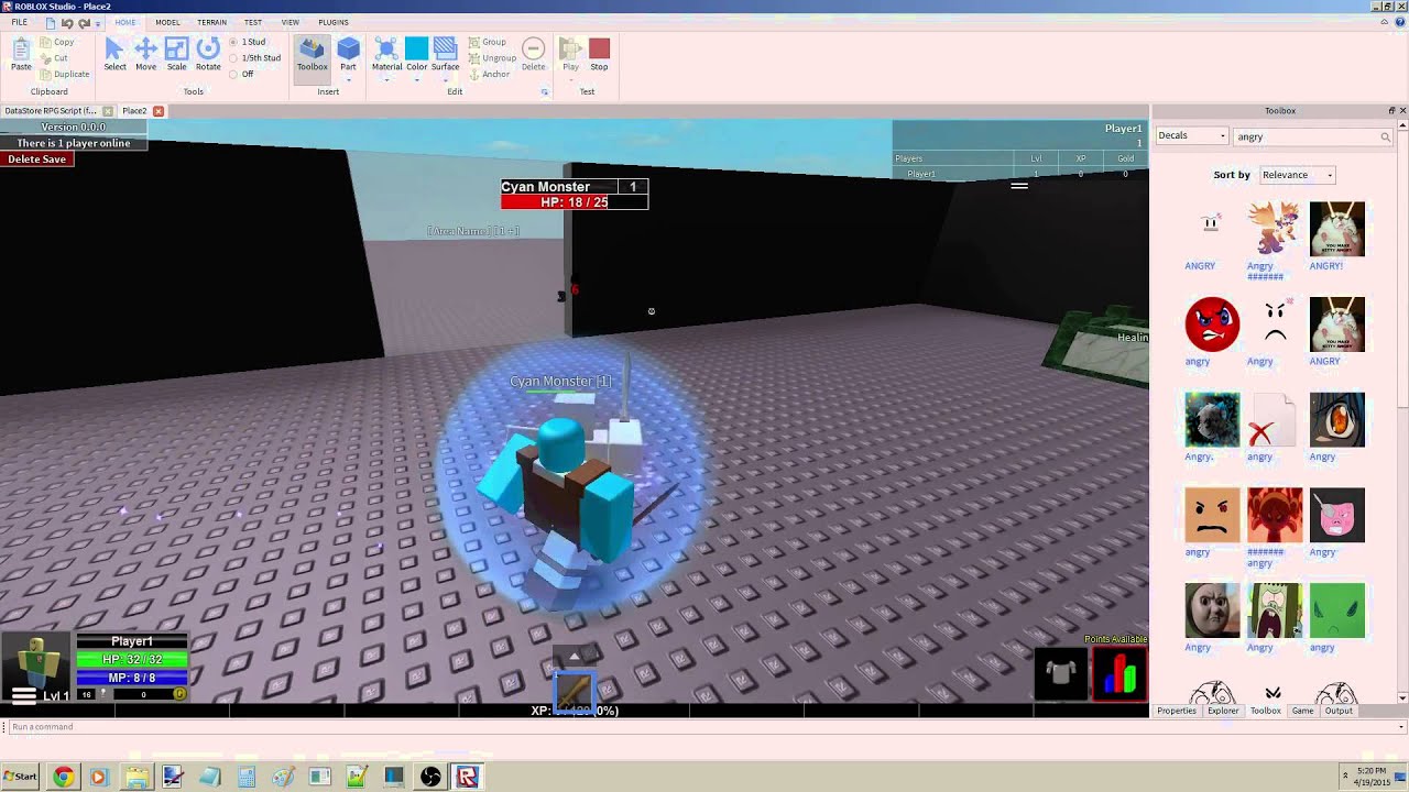 Roblox Rpg Tutorial 2015 3 Enemy Config Youtube - how to make a rpg game on roblox 2015