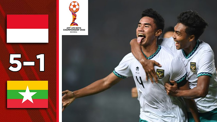 Highlights INDONESIA vs MYANMAR (5-1) | Piala AFF U-19 2022