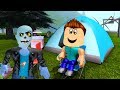 Steve ve Zombik Kamp Kurup Balık Tutuyor ⛺ - Roblox