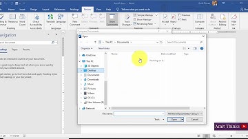 How to compare two word documents (MS WORD 2019)