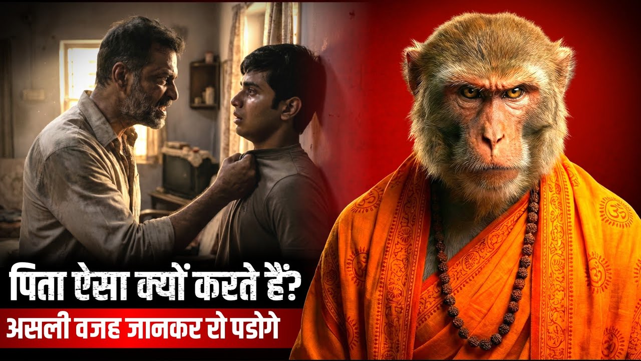 पिता का गुस्सा क्यों होता है? | असली वजह जानकर रो पड़ोगे 😢 Bandar Baba Pravachan