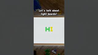 Light Board Learning 💡💛 | Letters, Shapes &amp; Sensory Play