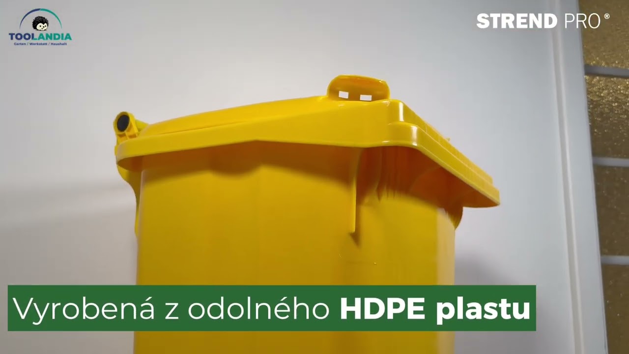 254008C,254015C,254016C,254266C - Nádoba ICS GB2, 120 lit., žltá, popolnica na odpad