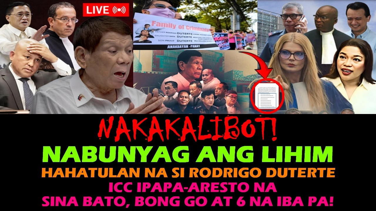 BATO DELA ROSA AT BONG GO BIGLAANG PAGLABAS NG ICC WARRANT OF ARREST! RODRIGO DUTERTE ATTY CONTI