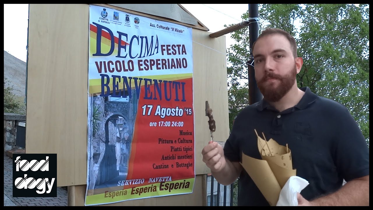 Esperia (FR)  piatti tipici della tradizione ciociara. Vicolo Esperiano - Travel 1 Foodology