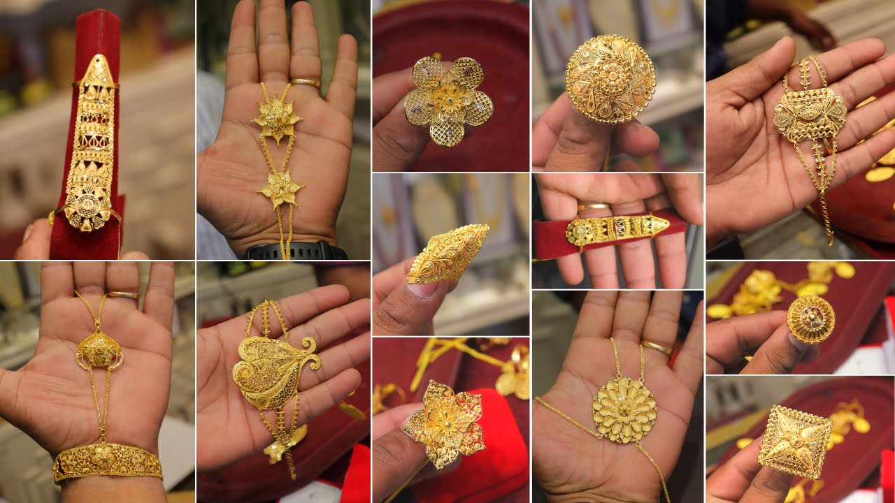 Wedding Purpose Light Weight Gold Ratanchur/Mantasha/Ring Collection ...