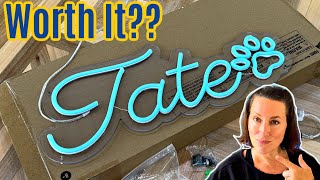Honest Review: Buying A Custom Neon Sign On Amazon! #amazonfinds #giftideas