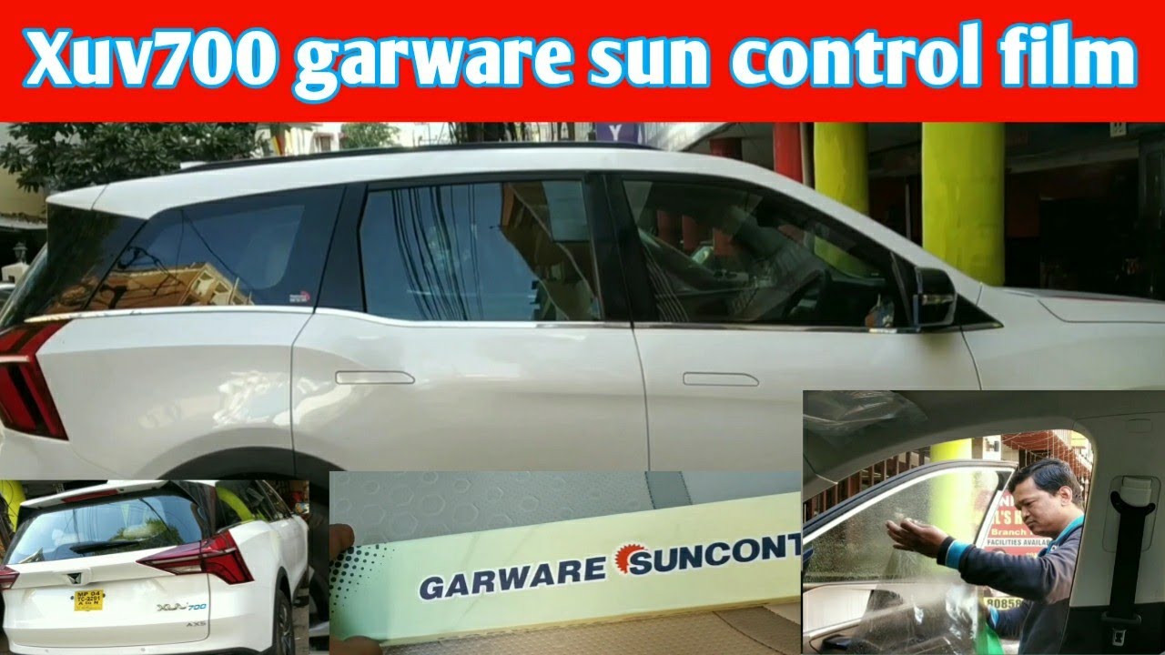 mahindra Xuv700 Garware ☀️☀️ sun control film installation YouTube