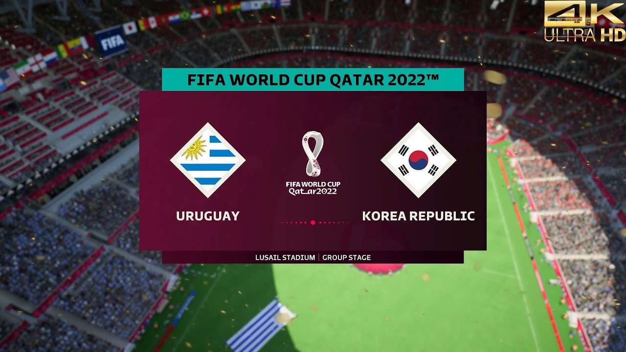 FIFA 23 World Cup QATAR 2022 - Uruguay vs. South Korea [4K ULTRA HD | GODLIKE QUALITY]