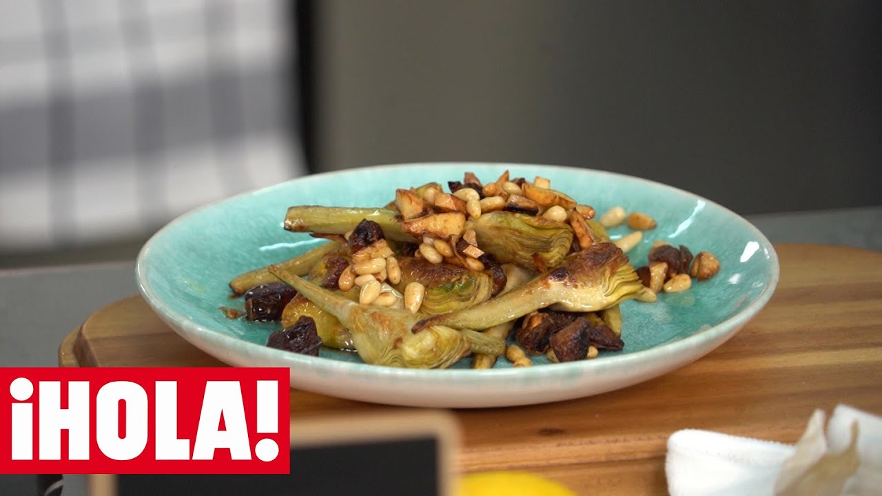 Cómo pelar y preparar las más ricas ALCACHOFAS con jamón RECETA FÁCIL | La cocina de ¡HOLA!