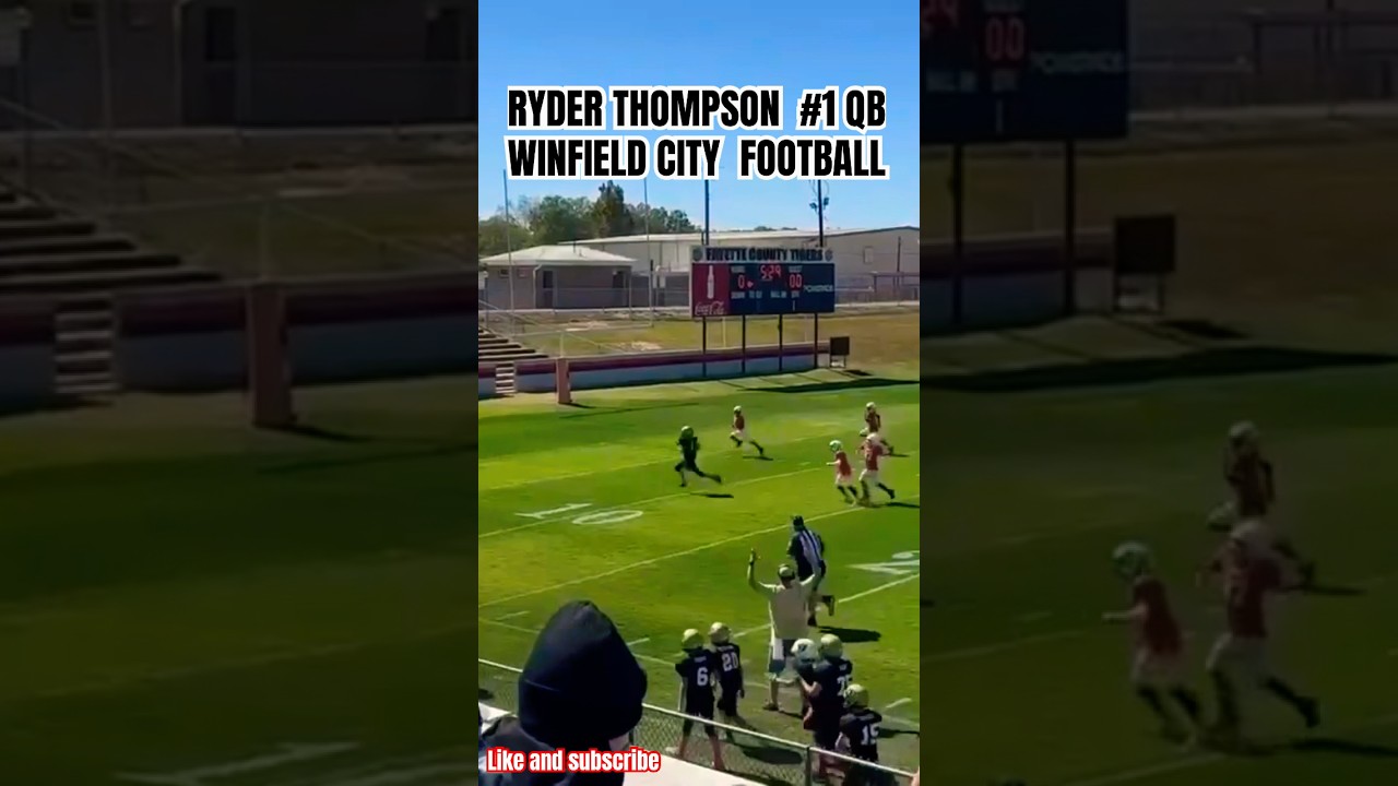 WATCH: RYDER THOMPSON #1 Qb WINFIELD CITY FOOTBALL#youthfootball #footballshorts #maxpreps #football WATCH: RYDER THOMPSON #1 Qb WINFIELD CITY FOOTBALL#youthfootball #footballshorts #maxpreps #football