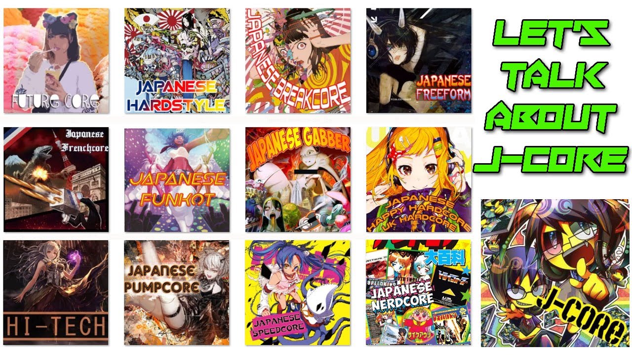 Let's Talk about J-Core! Japanese Hi Tech, Speedcore, and much more.