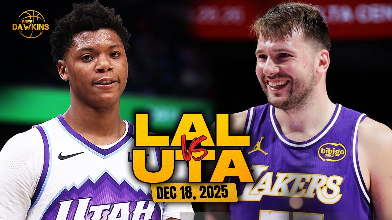 Обзор матча «Лос-Анджелес Лейкерс» — «Юта Джаз» | 18 декабря 2025 г. | FreeDawkins