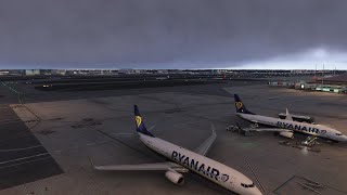 MSFS2024 PMDG 737 Ryan air 1192 landing at Touluse i France screenshot 3