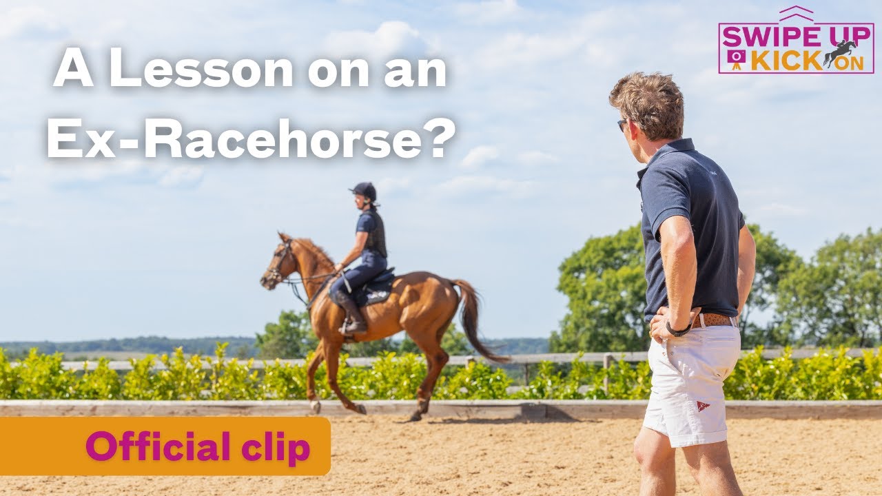 Cameron Beer Rides An Ex-Racehorse | Swipe Up Kick On