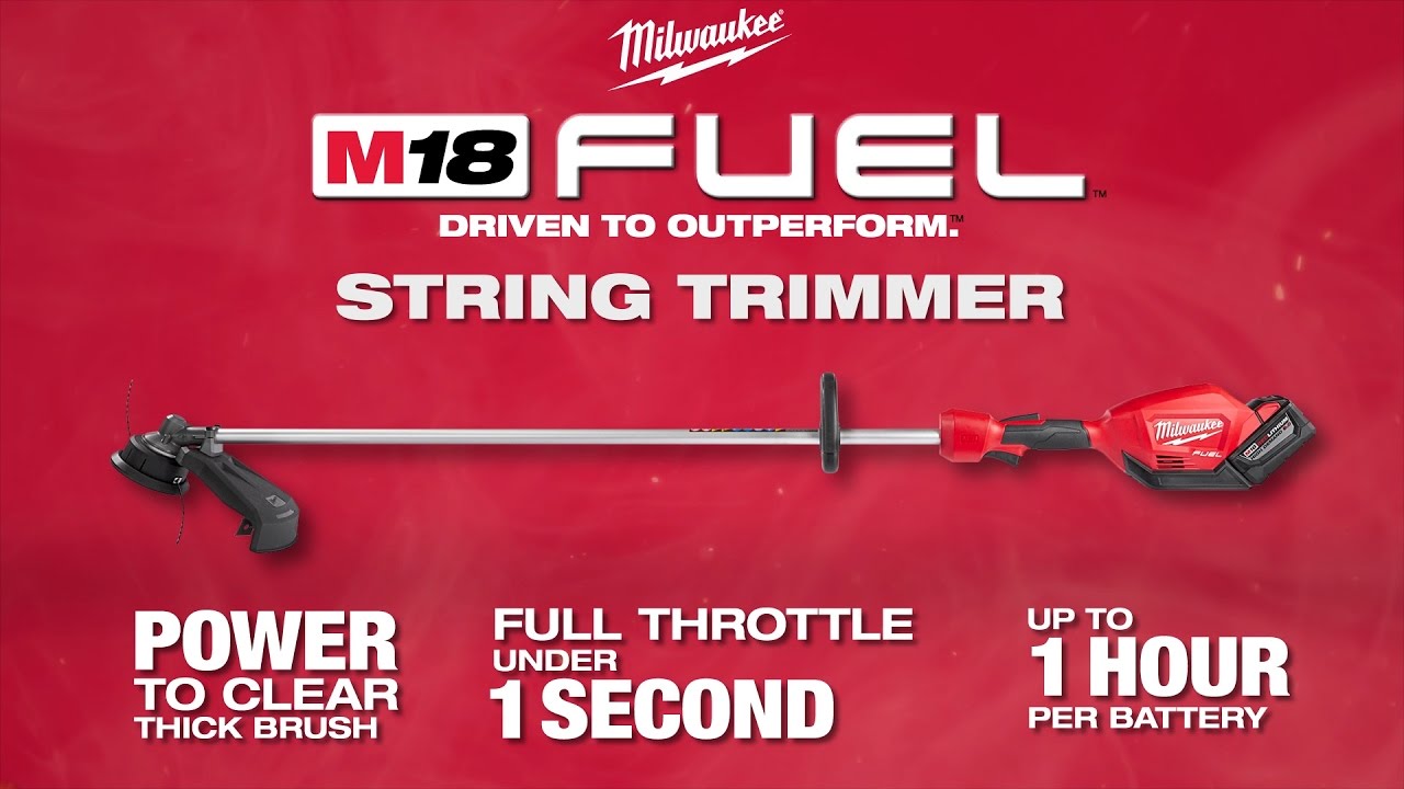 milwaukee fuel weed trimmer