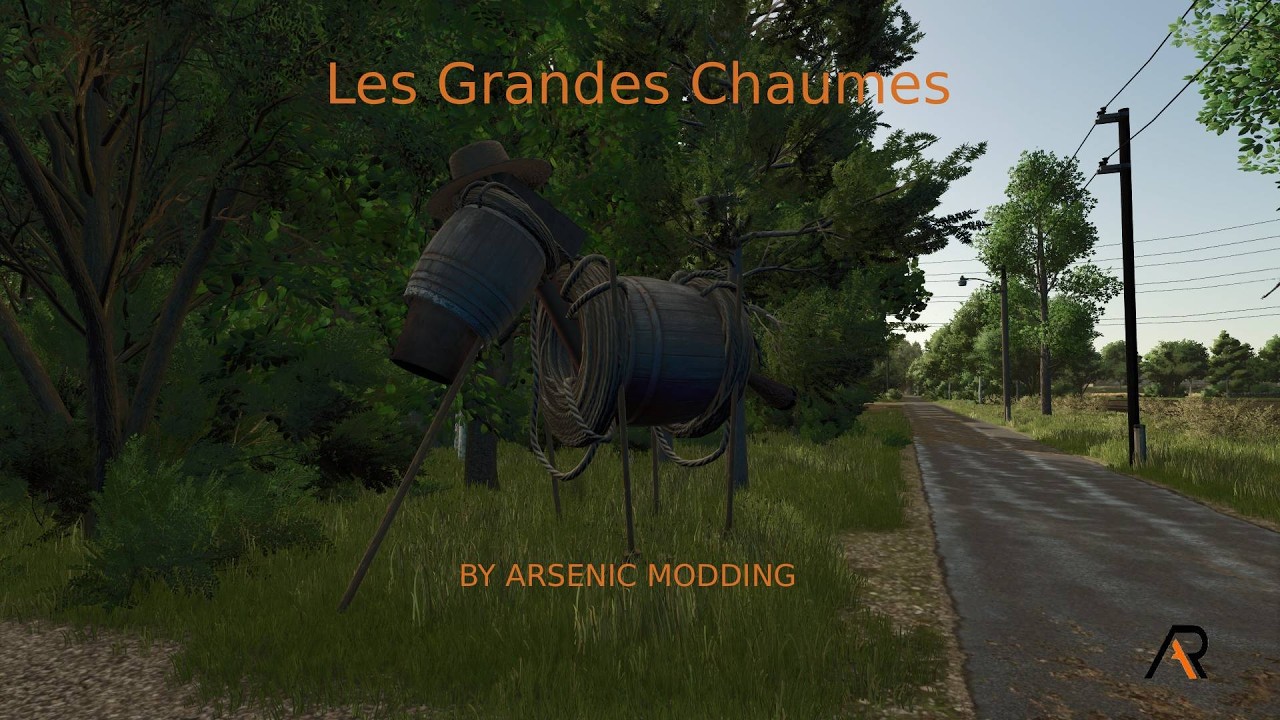 Farming Simulator 25 maps Les Grandes Chaumes by Arsenic Modding  on presse la paille