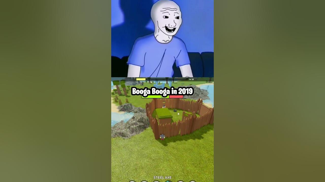 Roblox BOOGA BOOGA Back Then VS Now... 😭😭 #shorts #roblox #memes