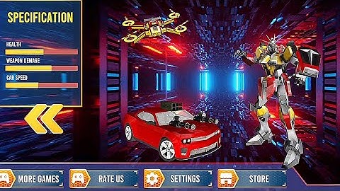 Gundam Car Robot Drone Transforming Battle Game 2021 - Android Gameplay