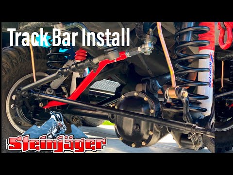 Jeep Wrangler – DIY Steinjager Adjustable Track Bar Install For 3”- 6” Lift On OEM Frame Mount