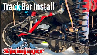 TJ Wrangler with 3-6" Lift Steinjager J0030946 Dbl Adjustable Front Track Bar 