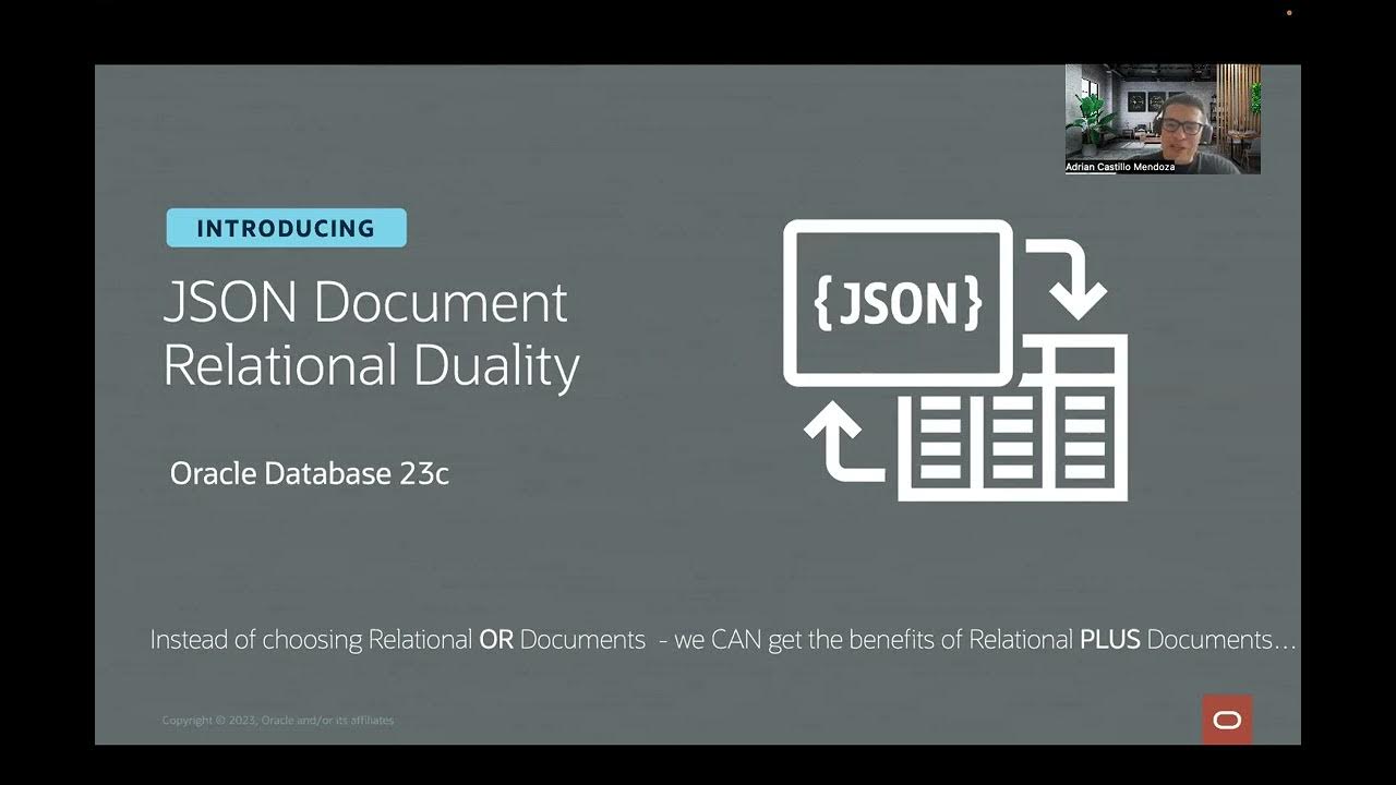 Oracle Database 23c – JSON Document Relational Duality (En español ...
