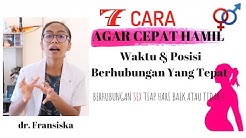 TIPS CARA CEPAT HAMIL | PROMIL MUDAH DAN SUKSES - Durasi: 10.33. TIPS CARA CEPAT HAMIL | PROMIL MUDAH DAN SUKSES - Durasi: 10.33.