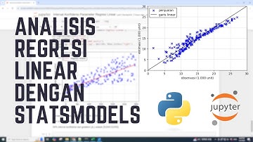 ANALISIS REGRESI LINEAR DENGAN STATSMODEL PYTHON