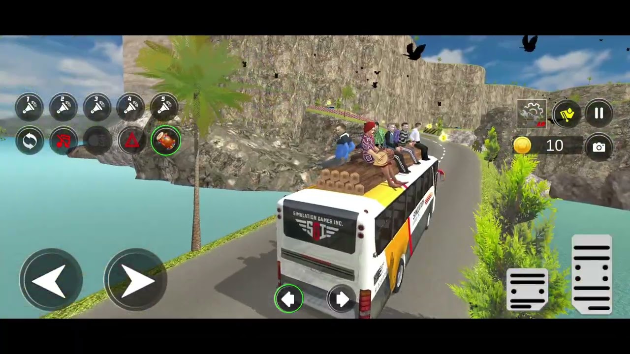Indian Simulator Most Dangerous Uphill Bus Drive in India | Bus Simulator - Android Gameplay 