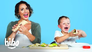 Oscar Tries His Mom's Favorite Childhood Snack | Kids Try | HiHo Kids