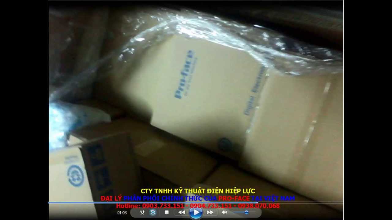 Cận cảnh lô hàng  Proface GP4000 Series được đại lý của Pro-face nhập về.