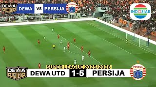 🔴 SEMUA KAGET!! Dewa United vs Persija (1-5) Super League Allano Tampil Gacor - Prediksi Skor