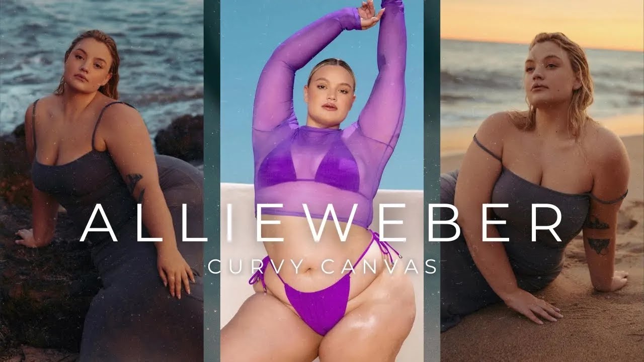 Allie Weber Gorgeous American Curvy Queen Plus Size Fashion Model