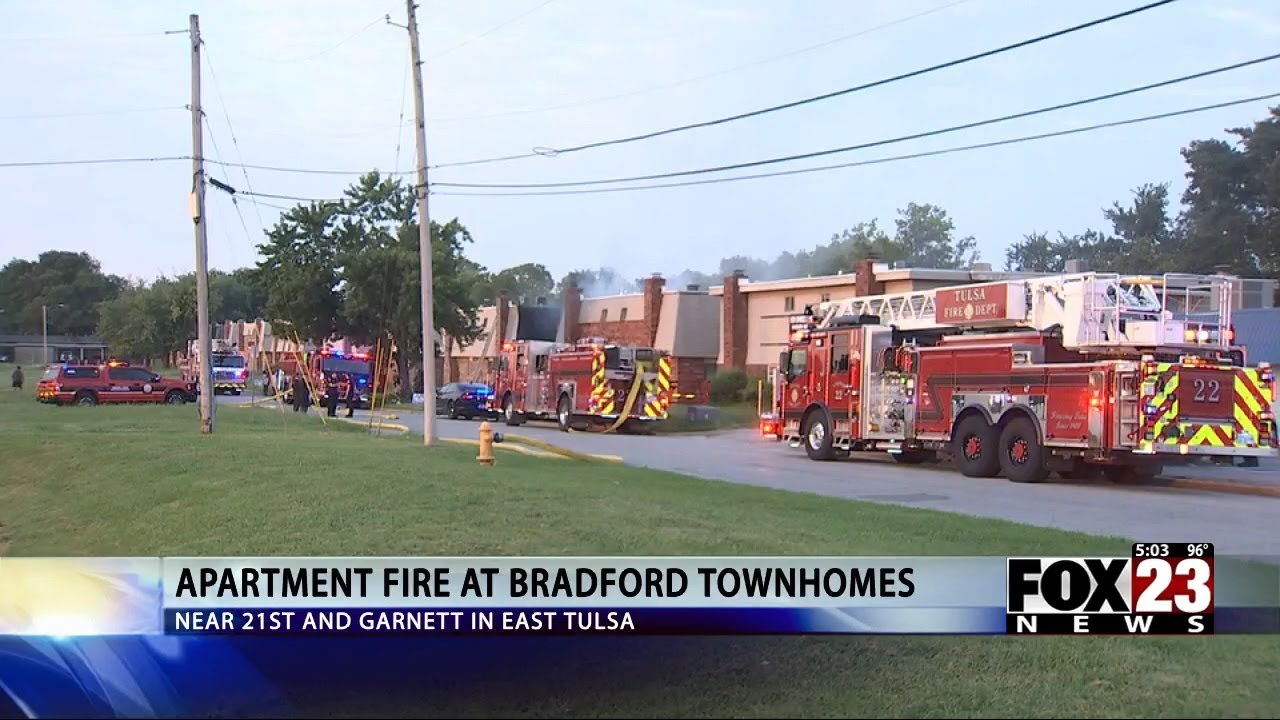 Video: Firefighters respond to east Tulsa apartment fire - YouTube