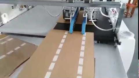 KQ TS-800B Double side tape applicator machine work 8 segments