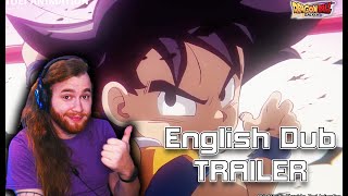 DRAGON BALL DAIMA ENGLISH DUB TRAILER REACTION