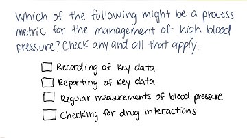 Quality Metrics Quiz 2 - Georgia Tech - Health Informatics in the Cloud