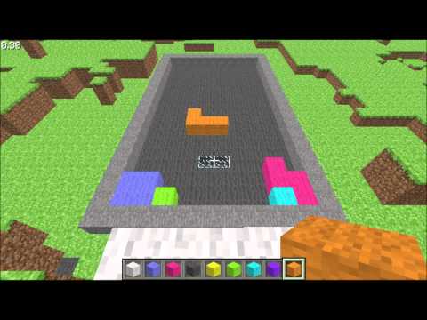 Minecraft short : Tetris