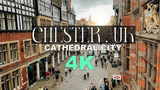 One of the MOST UNDERRATED Town in UK?? | CHESTER , The Cathedral City | 4K Walking Tour |