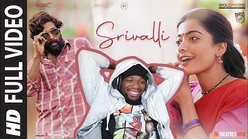 Srivalli (Video) | Pushpa | Allu Arjun, Rashmika Mandanna | Javed Ali | DSP | Sukumar(REACTION)