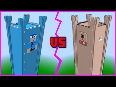 KEREM KOMİSER KULE VS TEPEGÖZ KULE! 😱 - Minecraft