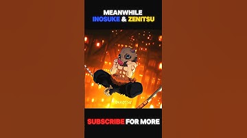 Meanwhile Inosuke & Zenitsu 🔥 - Demon Slayer s4 ep 8 || #anime #otaku #animeshorts #fyp #demonslayer