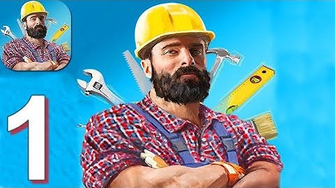 House Flipper Mobile - Gameplay Walkthrough Part 1 - Tutorial (iOS, Android)  in hindi