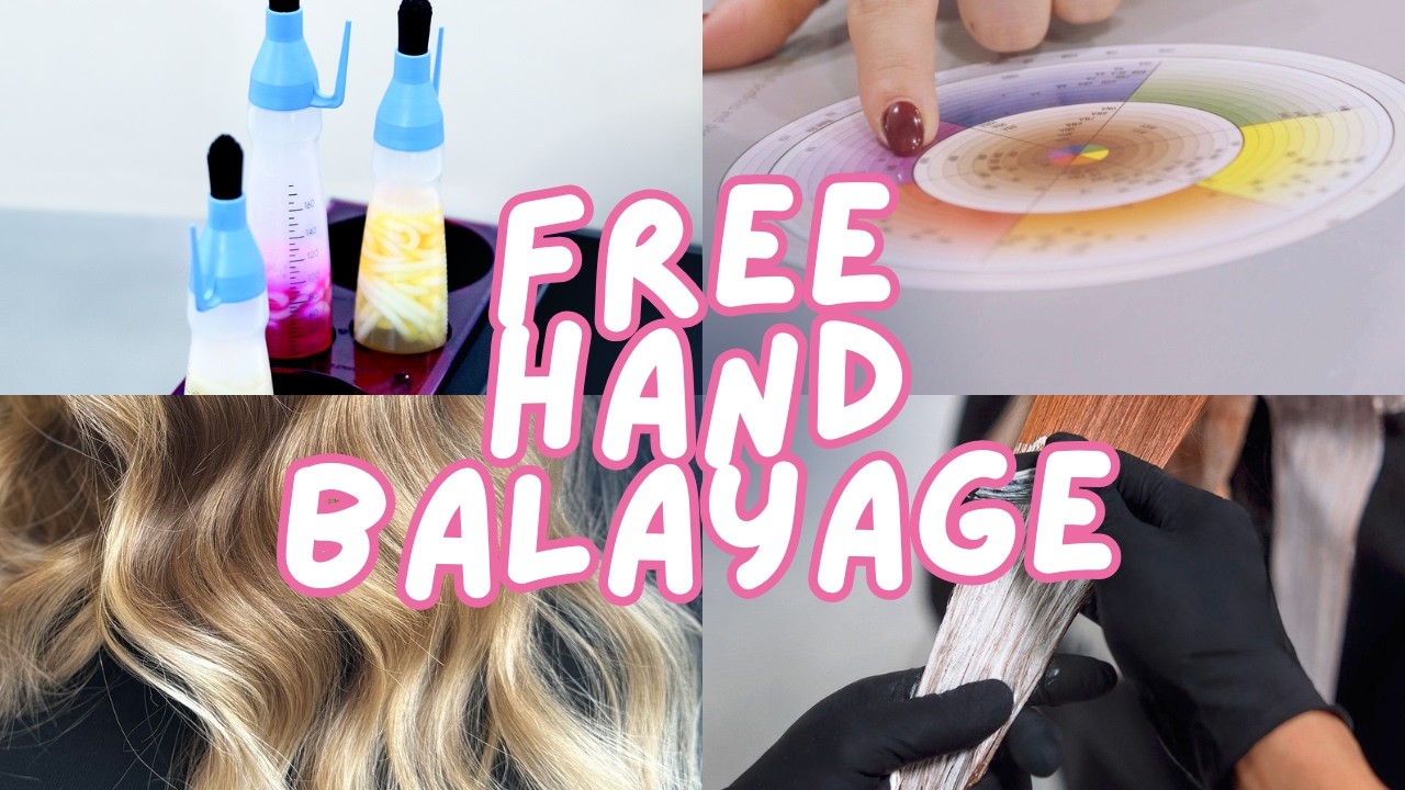 Balayage a mano libera: metodo, posizionamento e risultato finale 💥