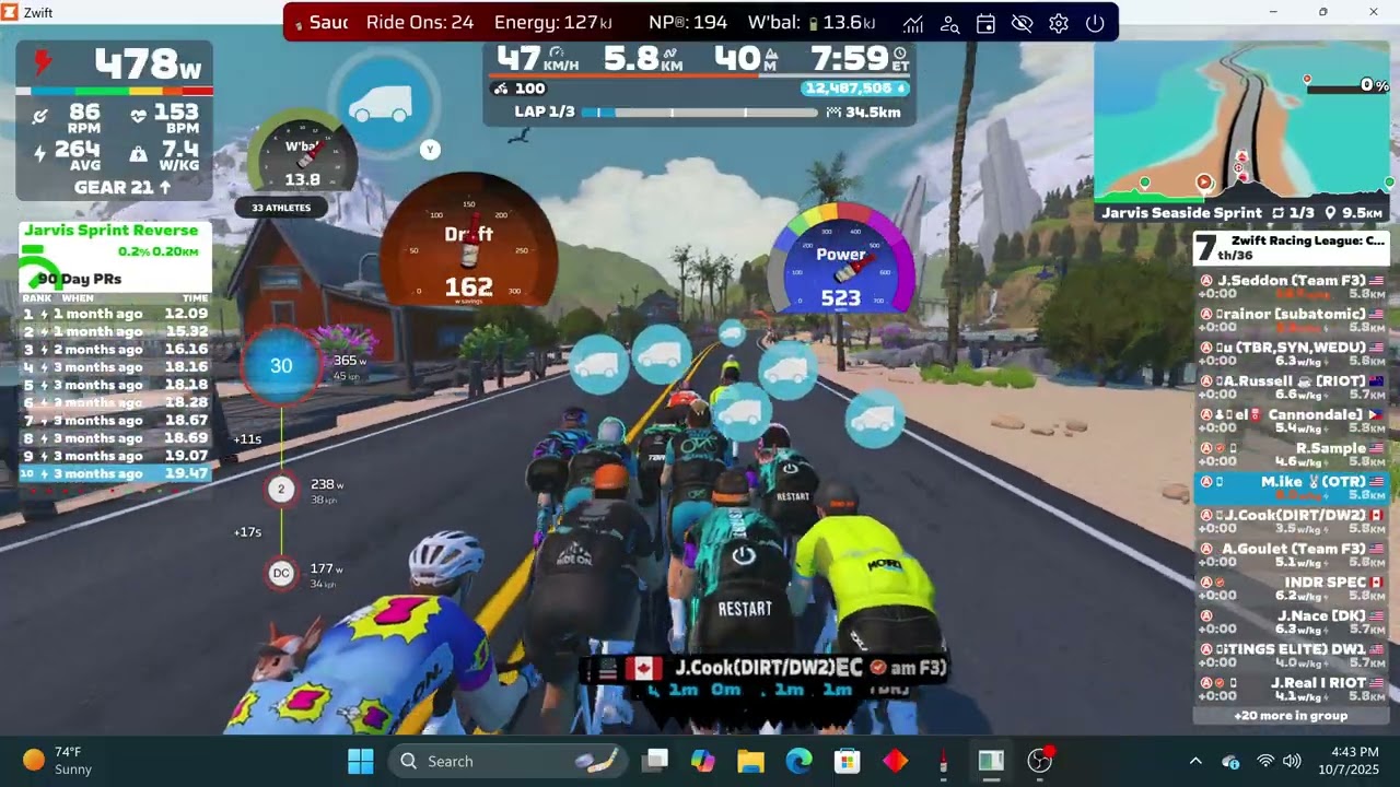 ZRL Race 4 - Indigo A3 - OTR Blur - Oct 7, 2025