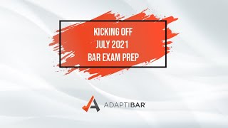 Kicking Off July 2021 Bar Exam Prep with Jonathan Grossman (On-demand webinar) screenshot 4