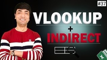 Excel VLOOKUP with INDIRECT Function in Hindi | Use INDIRECT to Reference sheets within VLOOKUP