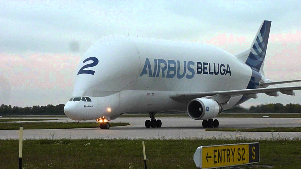 AIRBUS BELUGA (HD) at Munich Airport, Flughafen München ...