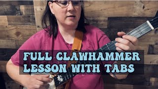 Leaning On The Everlasting Arms | FULL Clawhammer Banjo Lesson | Music Ministry