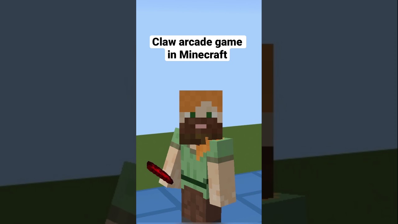 I made a dodgy arcade game in Minecraft